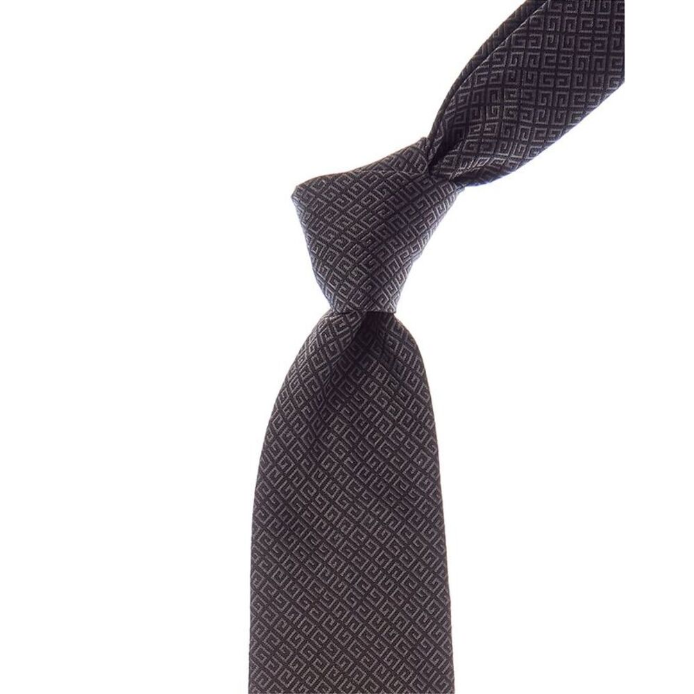 Givenchy All Over 4G Silk Tie, Black